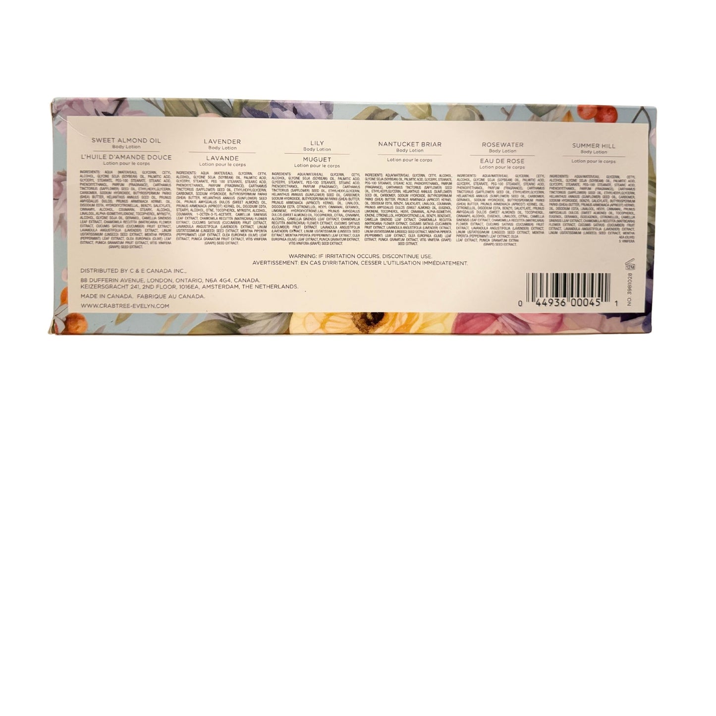 Crabtree & Evelynn Signature Collection Body Wash (Crabtree & Evelynn Body Lotion Collection, Summer Hill,Rosewater,Nantucket Briar,Lily,Lavender Beauty and Personal Care Crabtree & Evelyn