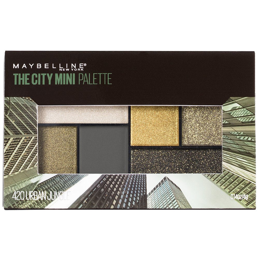 Maybelline New York Makeup The City Mini Eyeshadow Palette, Urban Jungle Eyeshadow, 0.14 oz