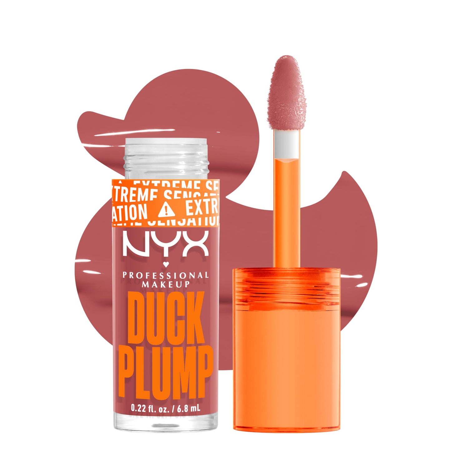 NYX PROFESSIONAL MAKEUP Duck Plump High Pigment Lip Gloss, Lip Plumper Gloss with Spicy Ginger - Nude Swings Beauty & Personal Care NYX PROFESSIONAL MAKEUP
