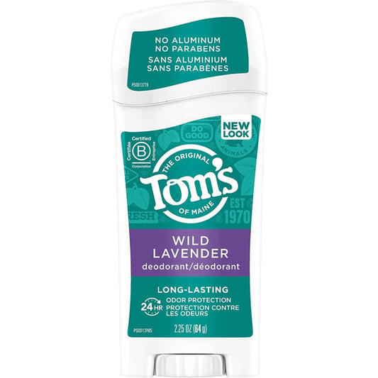 Tom's of Maine Natural Long-Lasting Deodorant Stick Lavender 2.25 Oz (Pack of 5) Beauty and Personal Care Tom's of Maine