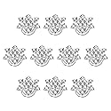 Lurrose 10pcs Spiral Hair Clips Crystal Spiral Hairpins Snowflake Hair Clips Crystal Hair Accessories for Women Bridesmaid Girls Bride Beauty & Personal Care Lurrose