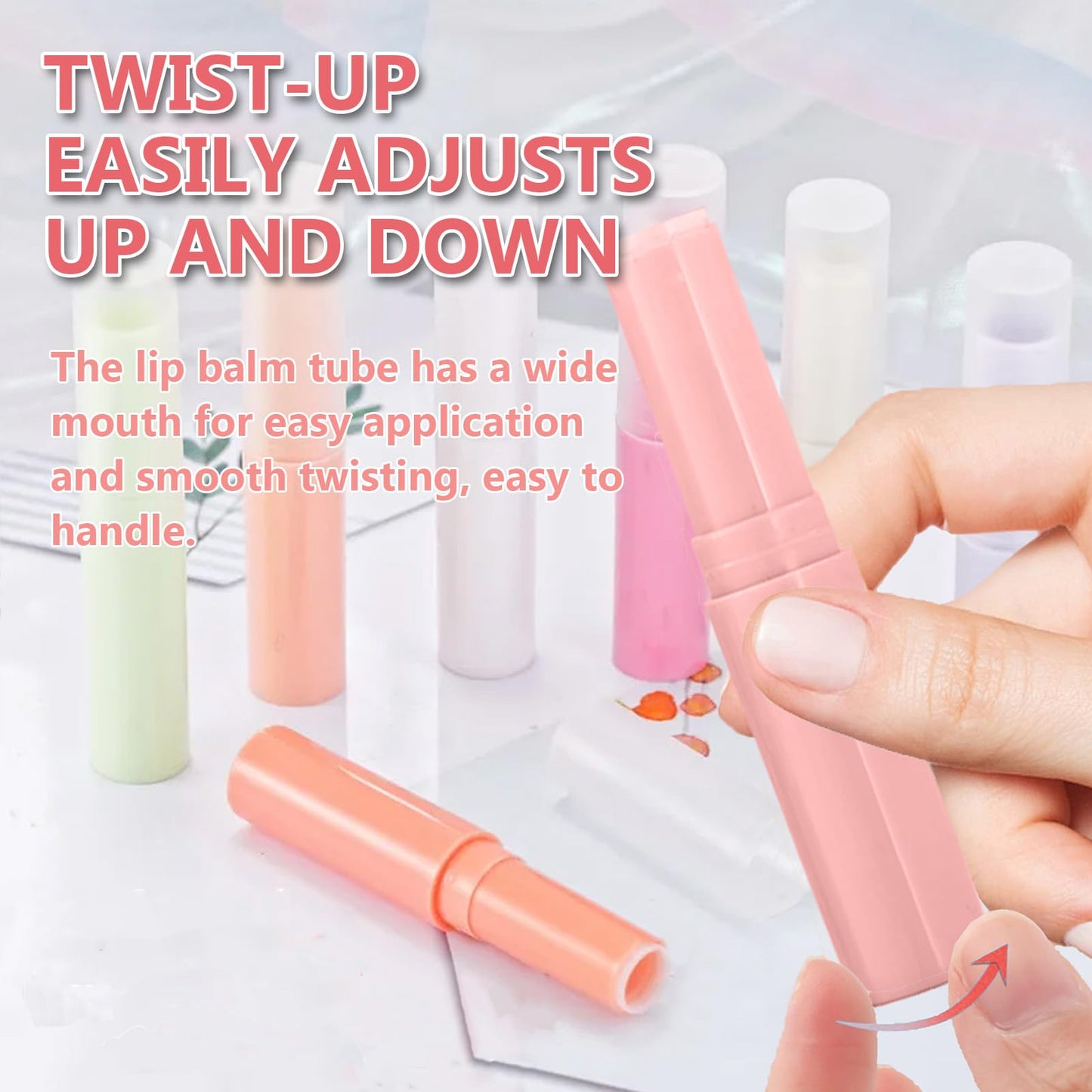 Milltrip 10pcs Empty Lip Balm Tube Lip Gloss Container DIY Lipstick Making Accessory for DIY Cosmetic (07# lipstick tube [pink]) Beauty and Personal Care Milltrip
