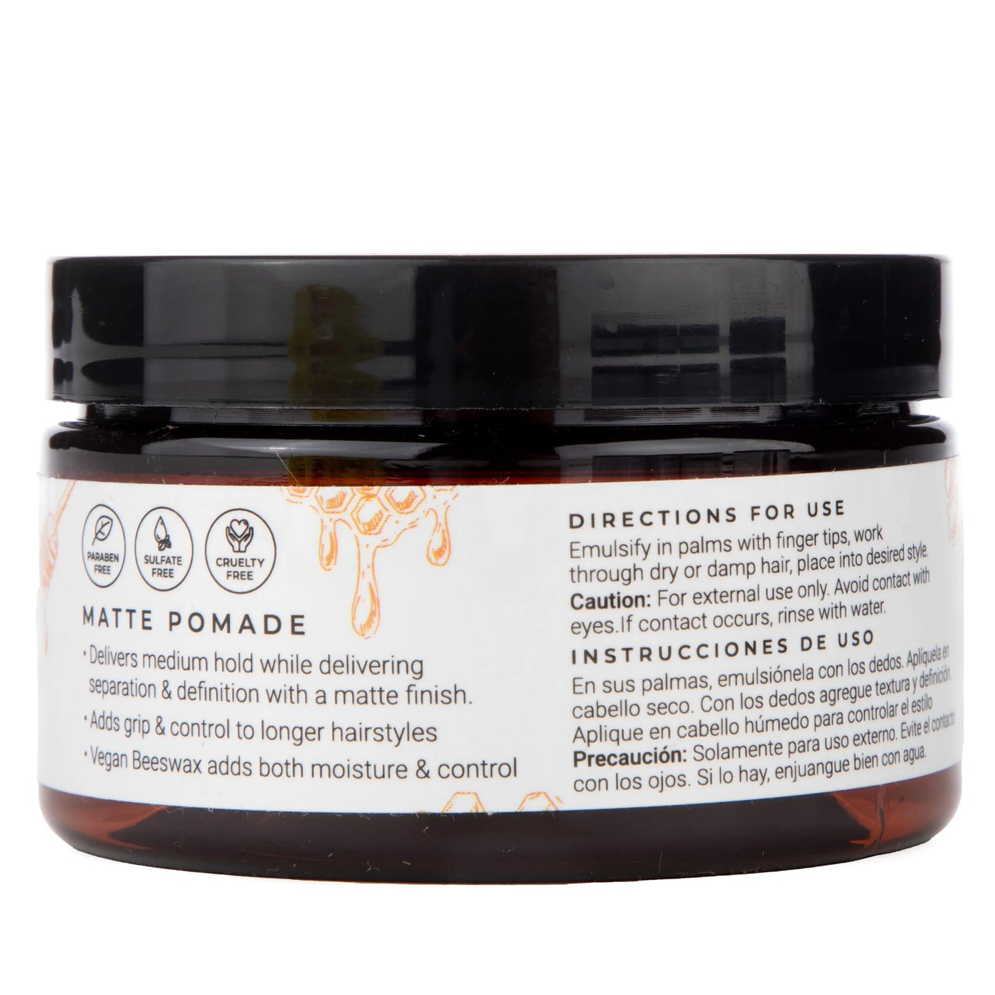 CIBU Matte Pomade - Nutrient Rich Hair Pomade for Men and Women - Long Lasting Hold Women and Mens Hair Products - Beeswax Firm Grip Control for Short Beauty & Personal Care CIBU