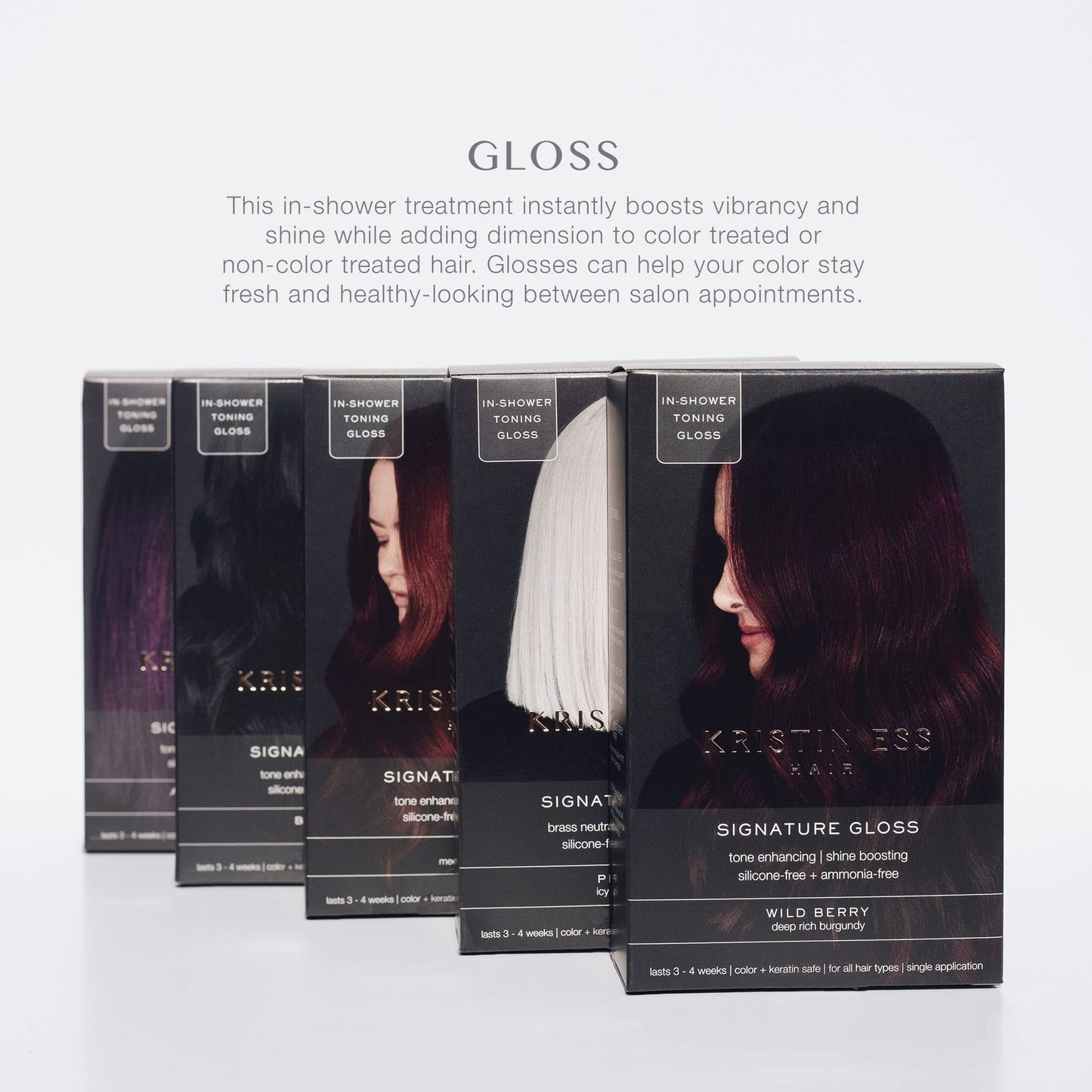 Kristin Ess The One Signature Hair Gloss - Bittersweet: Dark Neutral Brown (Pack of 2) Beauty & Personal Care Kristin Ess