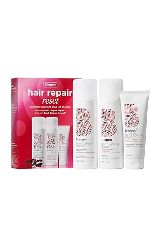 Briogeo Don't Despair, Repair! Hair Repair Reset Kit | Contains Super Moisture Shampoo, Conditioner & Deep Conditioning Mask | Repairs Dry, Damaged or Beauty & Personal Care Briogeo