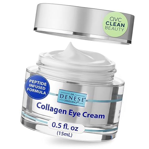 Dr. Denese SkinScience Firming Facial Collagen Eye Cream 0.5oz - Collagen, Hyaluronic Acid & Peptides for Smoother Under Eye Skin - Reduces Look Beauty & Personal Care Dr. Denese