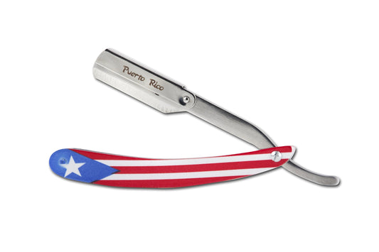 MD Puerto Rico Flag Swing Lock Razor Beauty and Personal Care MD