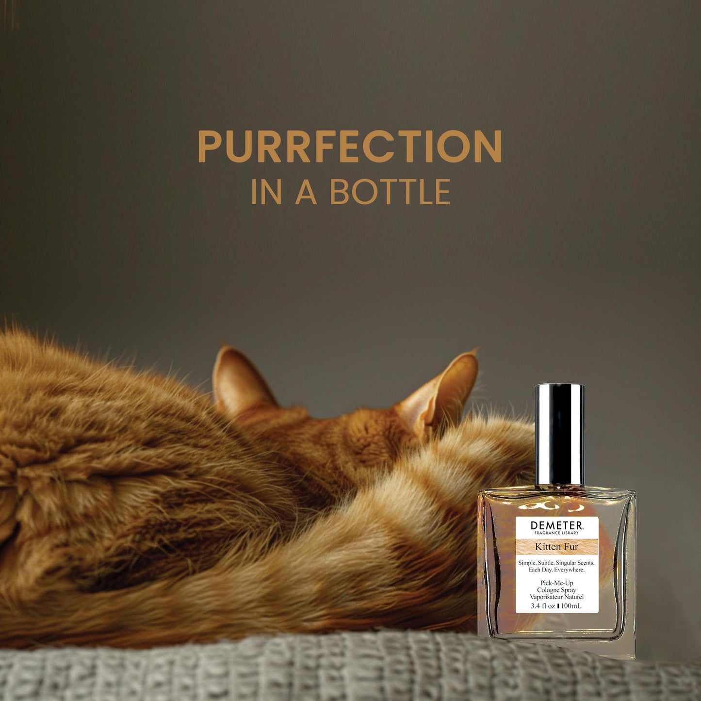 DEMETER Kitten Fur 3.4 Oz Cologne Spray, Perfume for Women and Men Beauty & Personal Care DEMETER