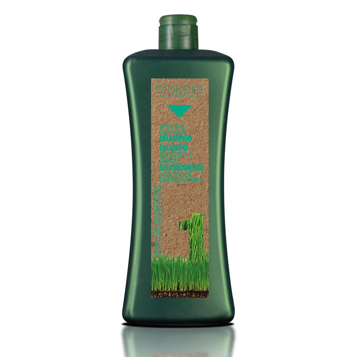 Salerm Cosmetics Biokera Natura Shampoo Specific Grease - 1000 ml