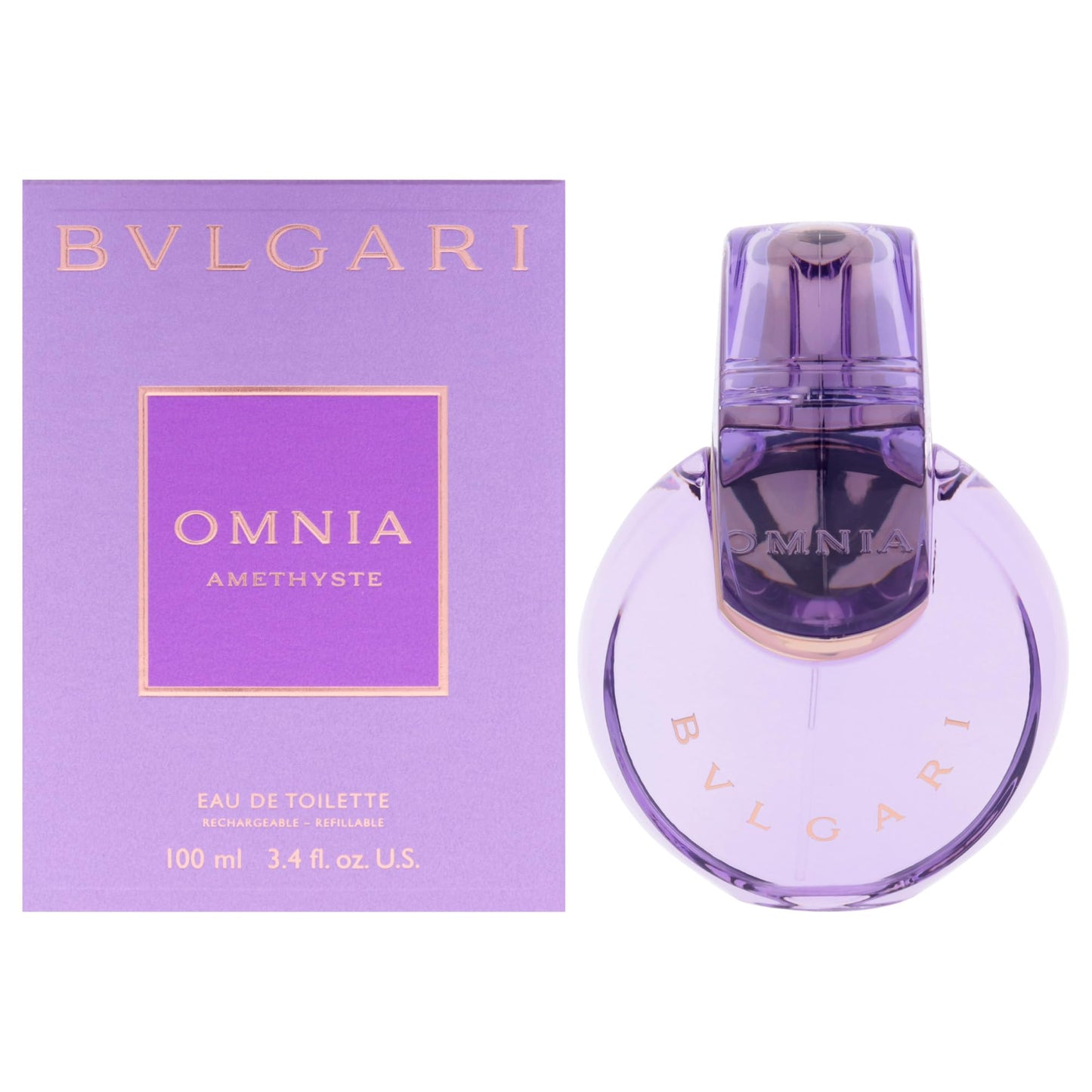 Bvlgari Omnia Amethyste by Bvlgari for Women - 3.4 oz EDT Spray (Refillable) Beauty & Personal Care BVLGARI