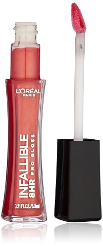 L'Oréal Paris Infallible 8 HR Pro Gloss, Fiery, 0.21 fl. oz. Beauty & Personal Care L'Oreal Paris