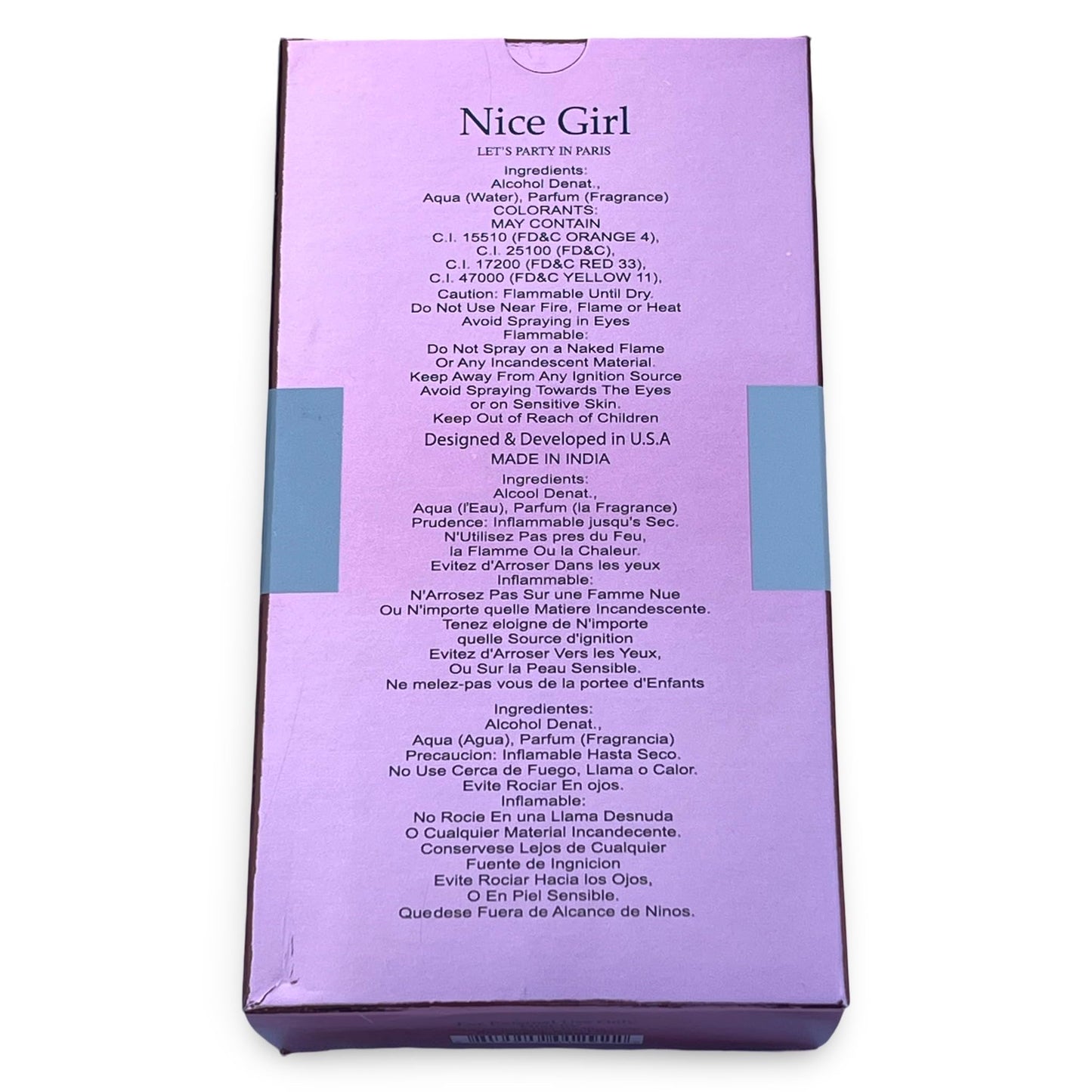 Secret Plus NICE GIRL Let's Party in Paris Eau de Parfum, Pink High Heel Bottle Design, Natural Spray, Amber Vanilla Black Currant Rose Jasmine Beauty & Personal Care Secret Plus