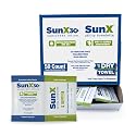 CoreTex Sun X 30+ Broad Spectrum Sunscreen Packets & Dry Towels Duo Kit - Pack of 50 Paraben, Oxybenzone, Octinoxate, & Oil Free Sunscreen - No White Beauty & Personal Care CoreTex