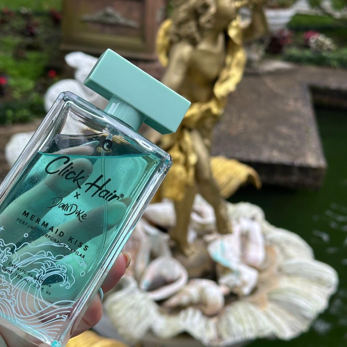 Click Hair Perfume Body And Hair x Dani Duke Mermaid Kiss | Perfume Corporal y Capilar Mermaid Kiss Colombia (3.7oz - 110ml) Beauty & Personal Care Click Hair