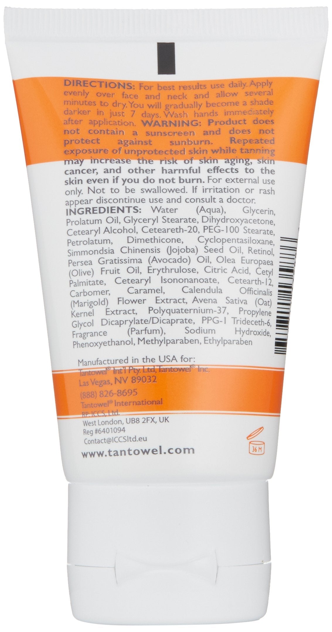 TanTowel On The Glow - Daily Face Moisturizer with retinol - 2 oz Beauty & Personal Care Tan Towel