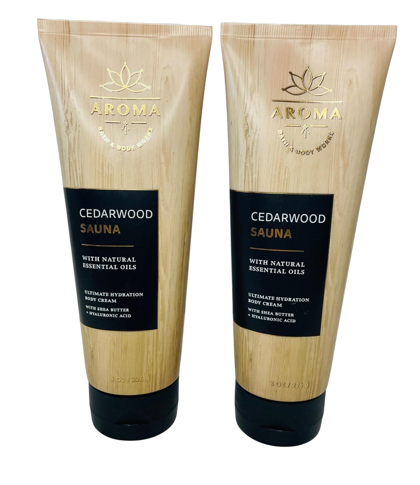 Bath & Body Works Eucalyptus Patchouli & Cedarwood Sauna Natural Essential Oils Body Cream 8 Ounces 2 Pack Beauty & Personal Care Bath & Body Works