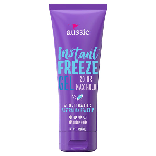 Aussie Instant Freeze Hair Gel with Jojoba Oil & Sea Kelp, 7 Ounce Beauty & Personal Care Aussie