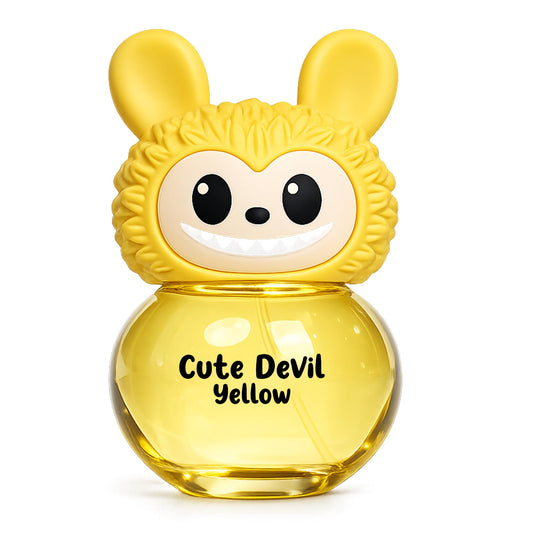 AHUJA Cute Devil Yellow Perfume 100ml - Sweet Peach & Orris Eau De Parfum - Soft Clean Floral Scent Beauty & Personal Care AHUJA