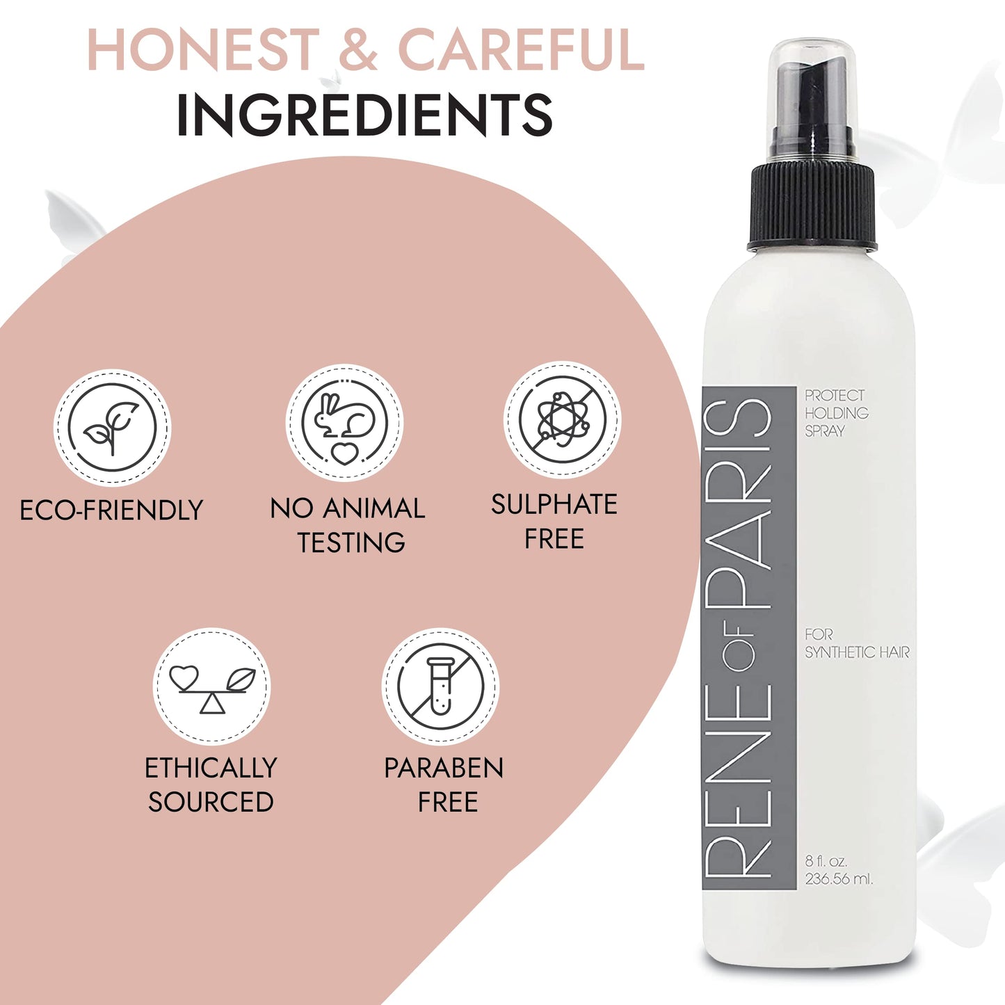 Rene of Paris Extra Hold Finishing & Setting Hairspray For Synthetic Wigs & Hairpieces - 8 Fl Oz Beauty & Personal Care Rene of Paris