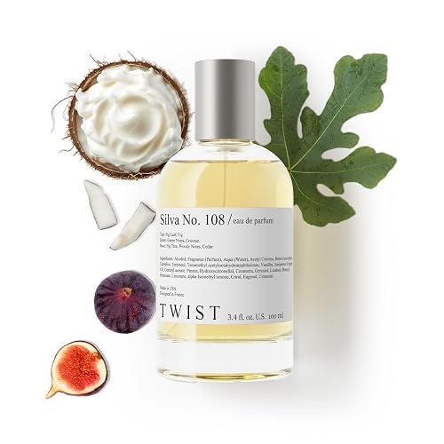 Twist Silva No. 108 - Inspired by Diptyq. Philosykos, Long-Lasting Perfume for Women & Men, Fig Leaf & Coconut, Vegan, Clean Ingredients, Unisex Beauty & Personal Care HOUSE OF TWIST