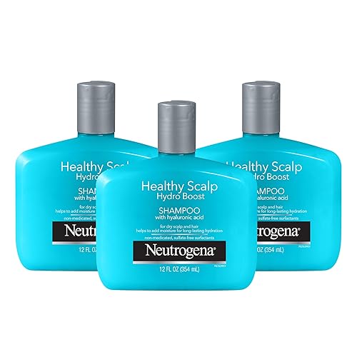 Neutrogena Moisturizing Healthy Scalp Hydro Boost Shampoo for Dry Hair and Scalp, with Hydrating Hyaluronic Acid, pH-Balanced, Paraben Beauty & Personal Care Neutrogena