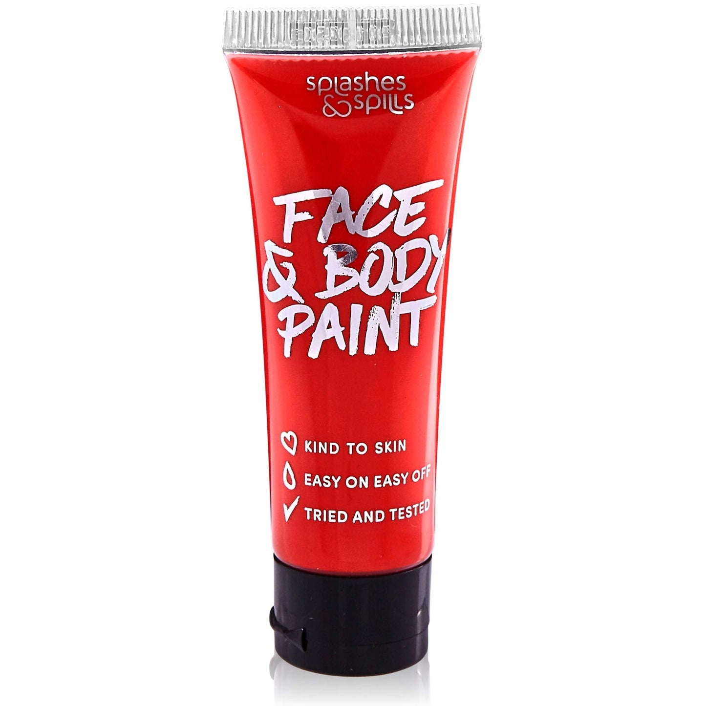 Face and Body Paint Cream, 30ml - Pretend Costume and Dress Up Makeup by Splashes & Spills (Red) Beauty & Personal Care splashes & spills