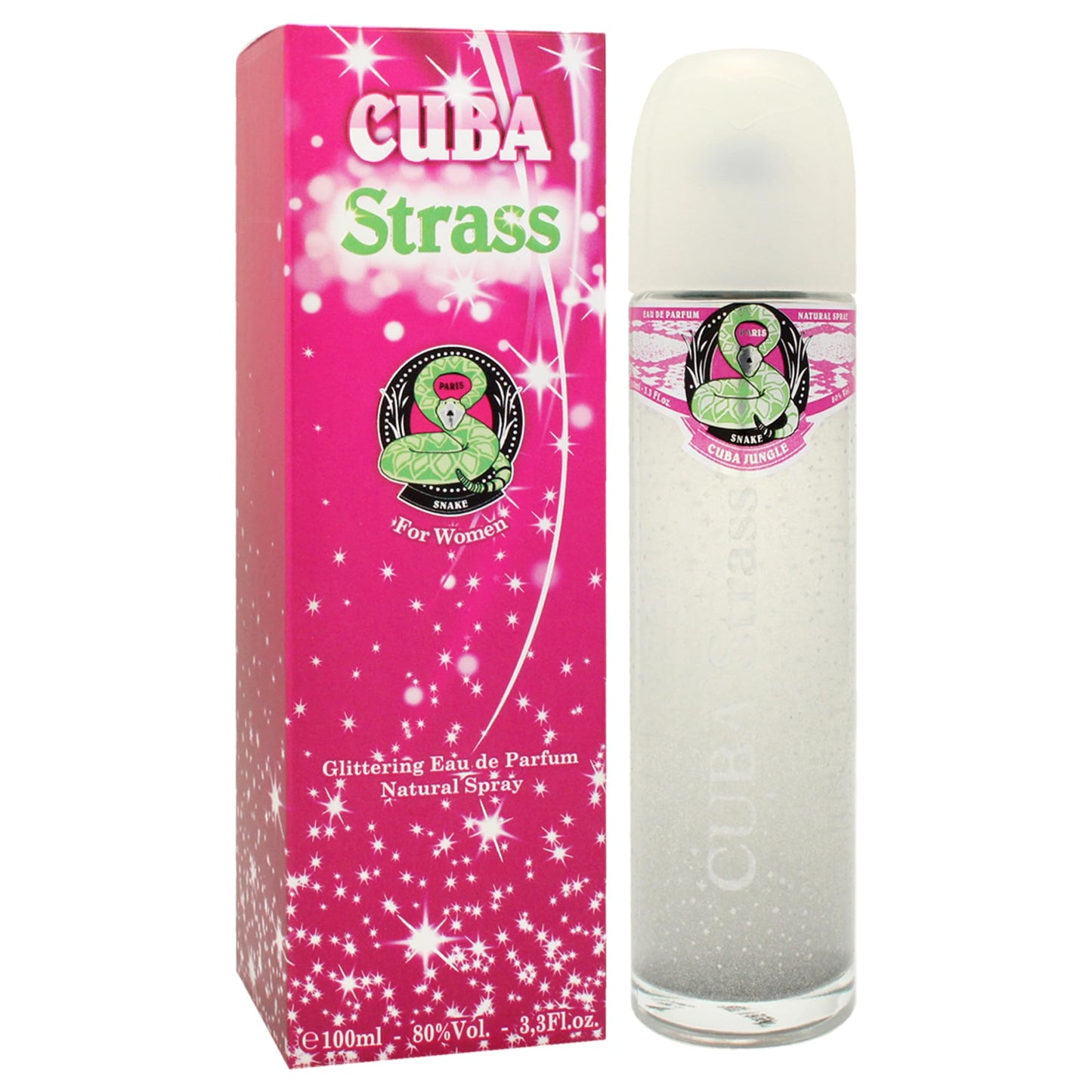 Cuba Cuba Strass Snake Women 3.3 oz EDP Spray Beauty & Personal Care Cuba