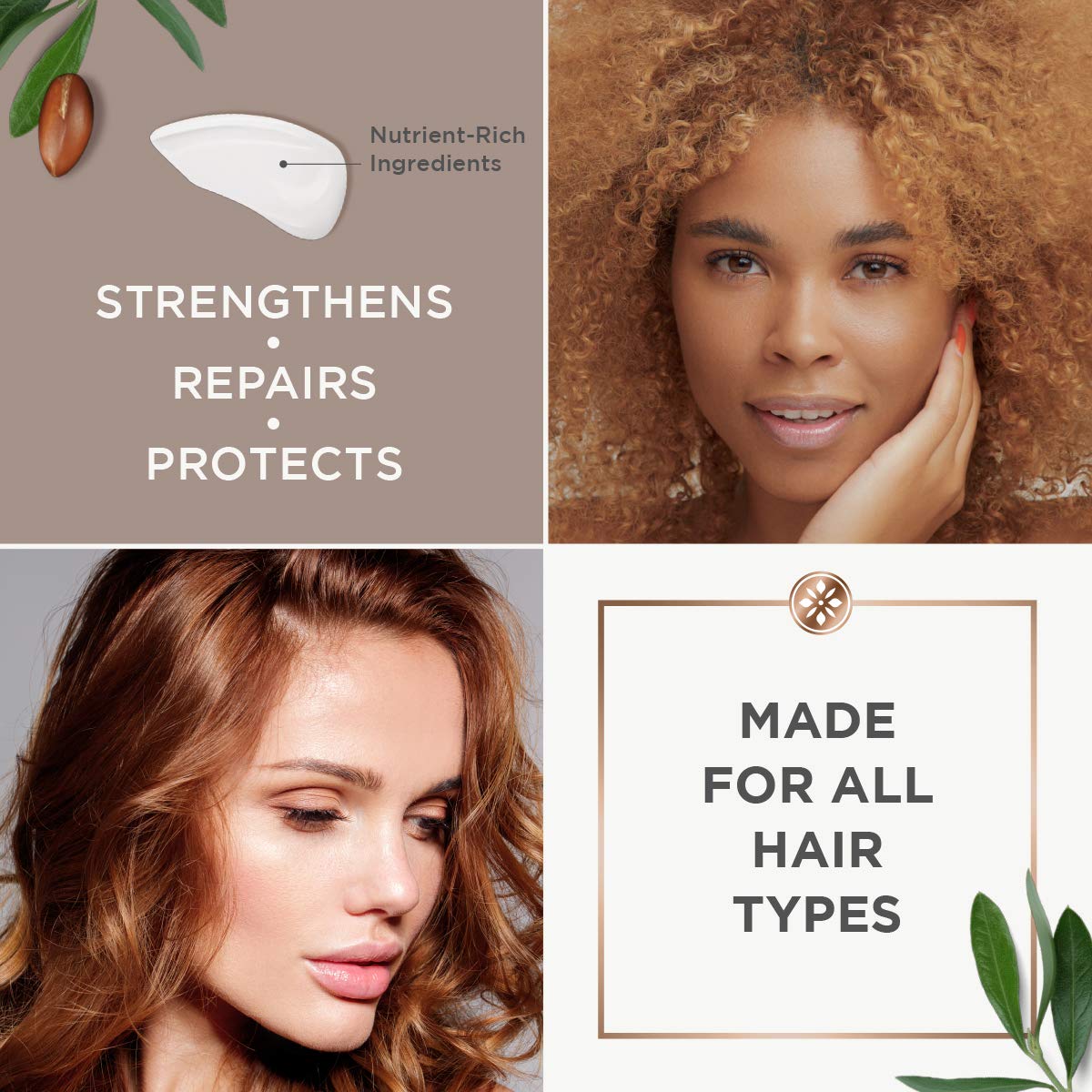 Argan Magic Split Endz Cream - Instantly Binds Frayed and Separated Ends While Preventing Future Breakage | Controls Frizz | Made in USA, Paraben Beauty & Personal Care Argan Magic