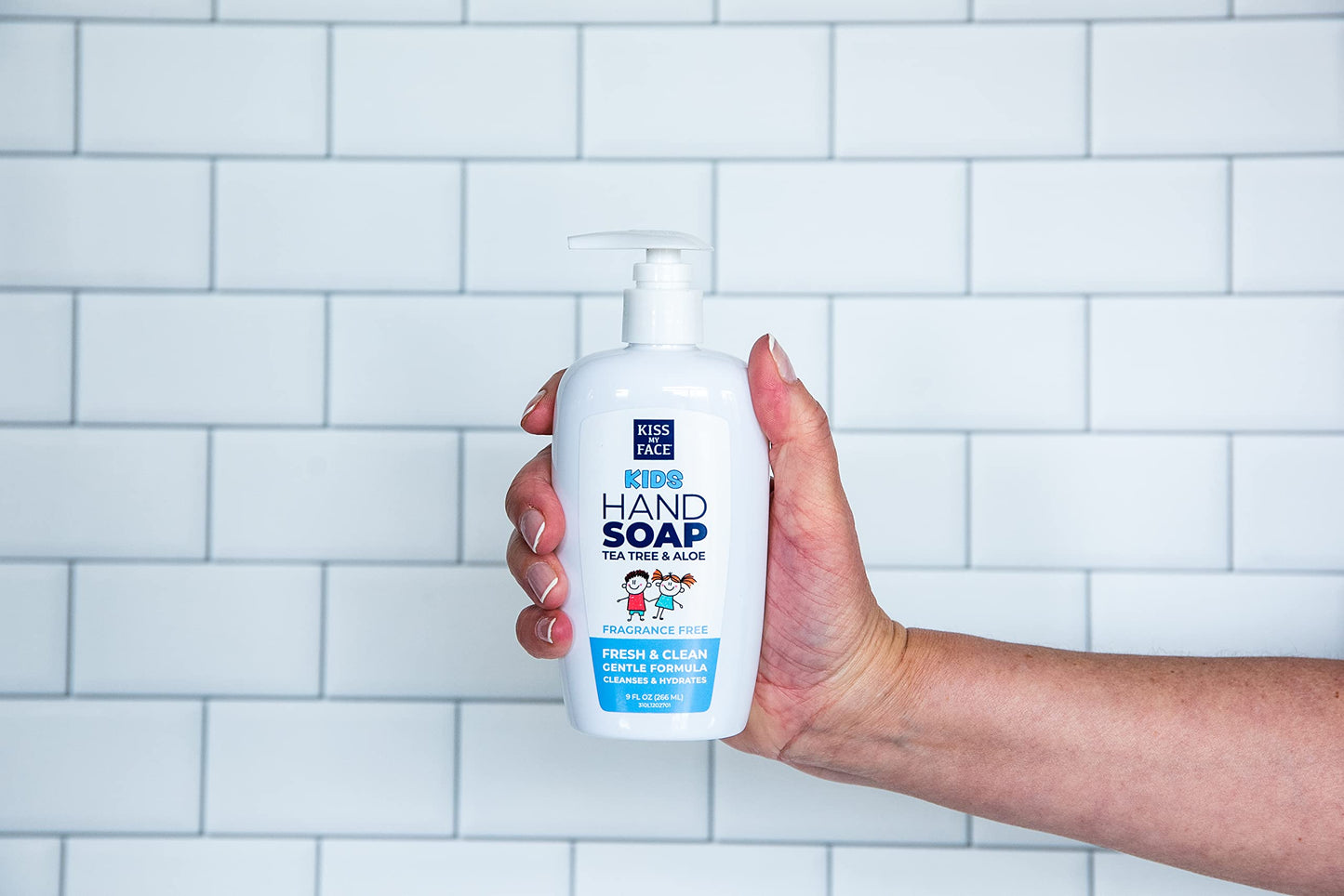 Kiss My Face Kids Hand Soap, Fragrance-Free, Cleanse And Hydrate Skin, Vegan & Cruelty-Free, Easy To Use Hand Soap Pump, Suitable For Sensitive Skin Beauty & Personal Care Kiss My Face