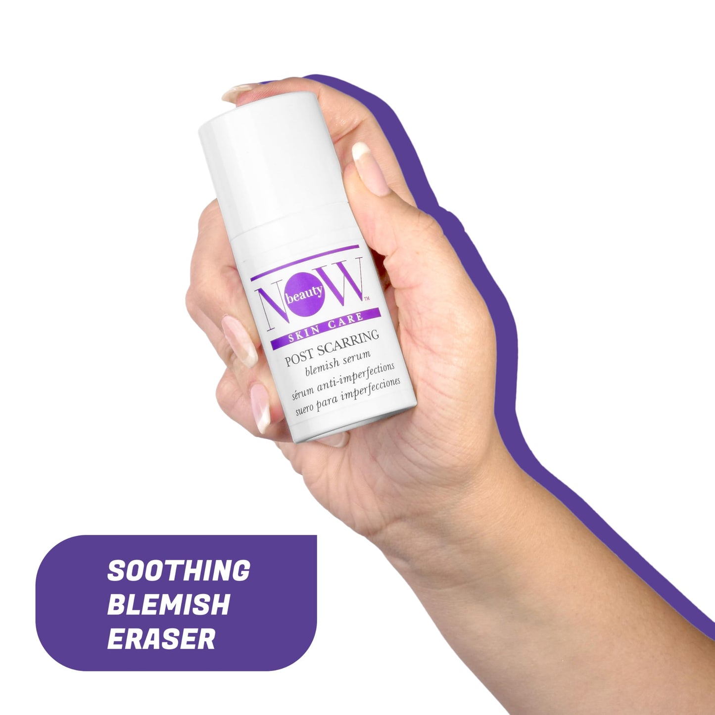 NOW BEAUTY Acne Serum for Face - Treats Breakouts for Smooth, Flawless Skin - All-Over Daily Acne Treatment for Blemishes - Powerful, Preventative Beauty & Personal Care NOW BEAUTY