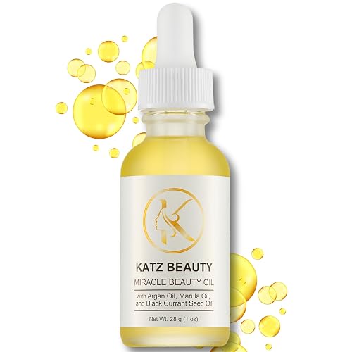 Katz Beauty Miracle Beauty Oil - Hydrating Face Oil with Jojoba, Argan & Marula Oil for Anti-Aging Glow, Non-Comedogenic Beauty & Personal Care KATZ BEAUTY CENTRAL