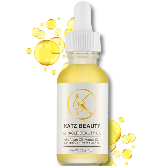 Katz Beauty Miracle Beauty Oil - Hydrating Face Oil with Jojoba, Argan & Marula Oil for Anti-Aging Glow, Non-Comedogenic Beauty & Personal Care KATZ BEAUTY CENTRAL