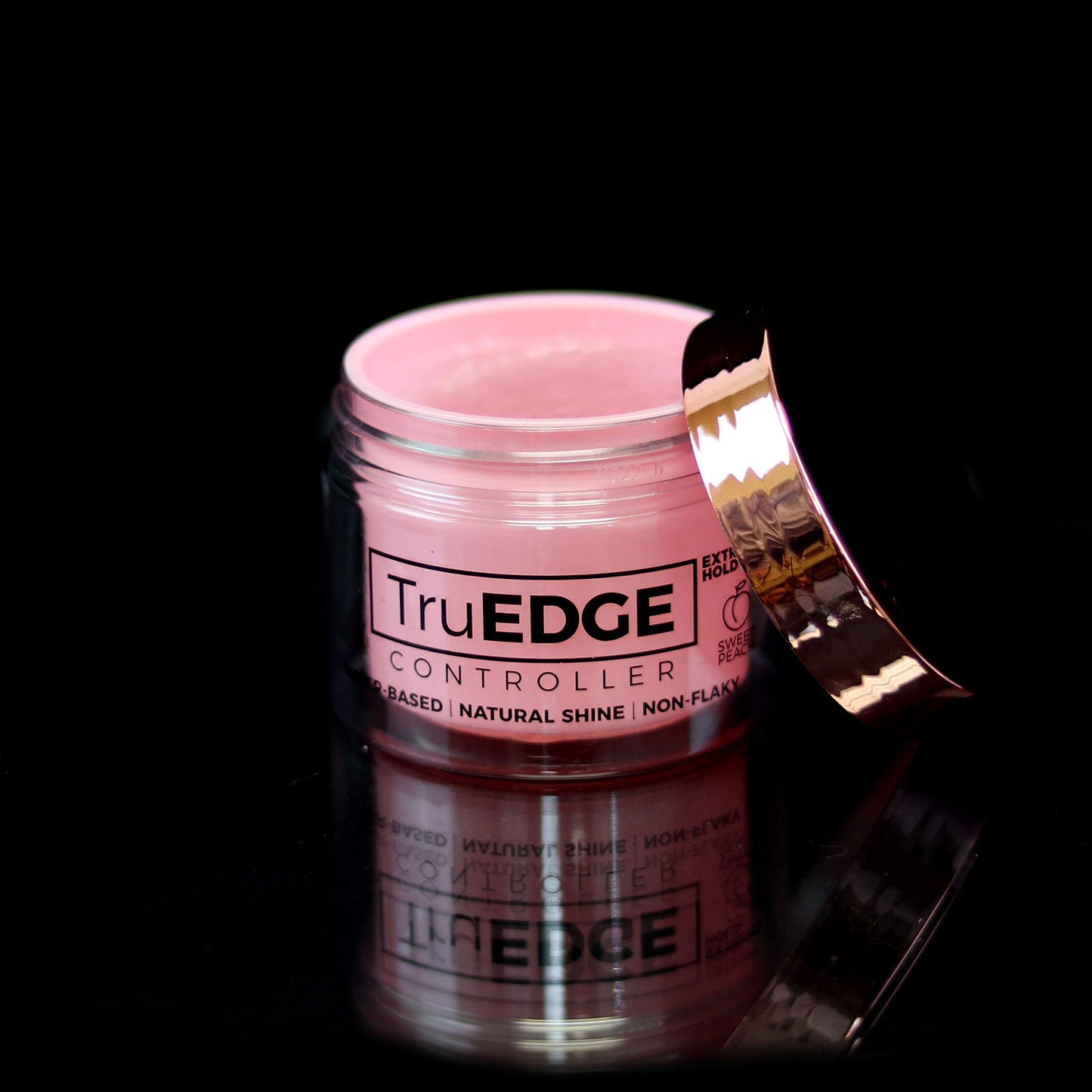 TruEDGE Controller Extreme Hold Water-Based Pomade - Ntaural Shine & Non-Flaky Scented Edge Control - Perfect for Hair-Braiding (Sweet Peach) Beauty & Personal Care Tyche