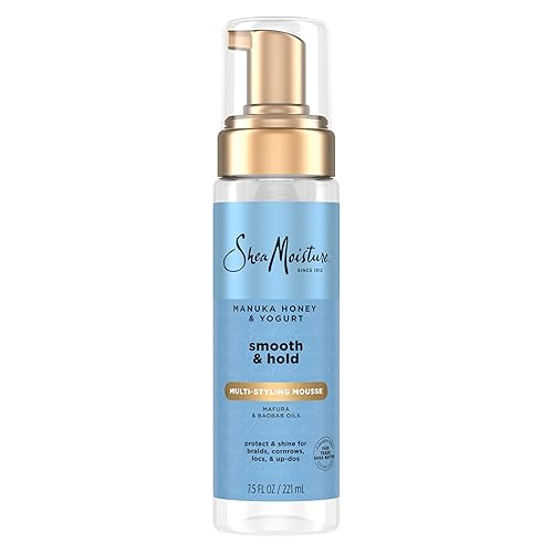 SheaMoisture Manuka Honey & Yogurt Smooth & Hold Multi-Styling Hair Mousse for Nourishment 7.5 oz Beauty & Personal Care SheaMoisture