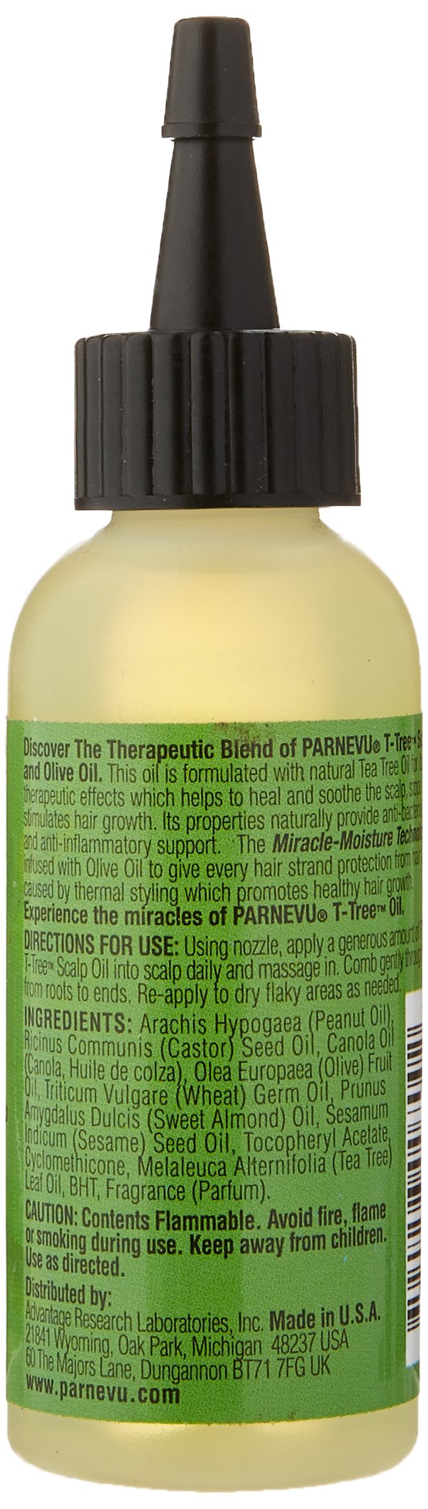 Parnevu T-tree Scalp & Growth Oil, 2 Oz Beauty & Personal Care Parnevu