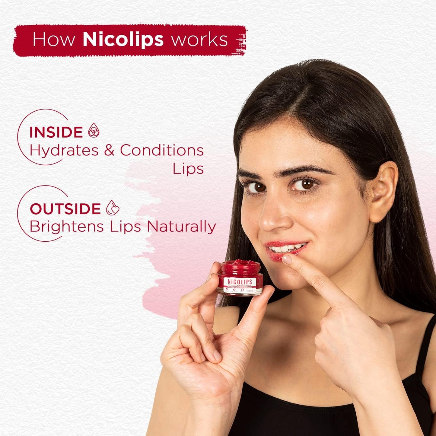 MAGICHOOD Bella Vita Organic NicoLips Lip Balm Scrub For Lightening & Brightening Dark Lips For Men & Women, 20g Each - Set Of 2 Beauty and Personal Care MAGICHOOD