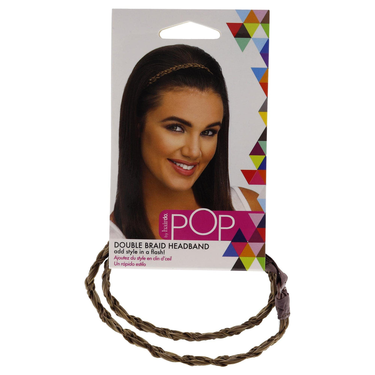 Hairdo Pop Double Braid Headband - R1416t Buttered Toast, R1416t Buttered Toast