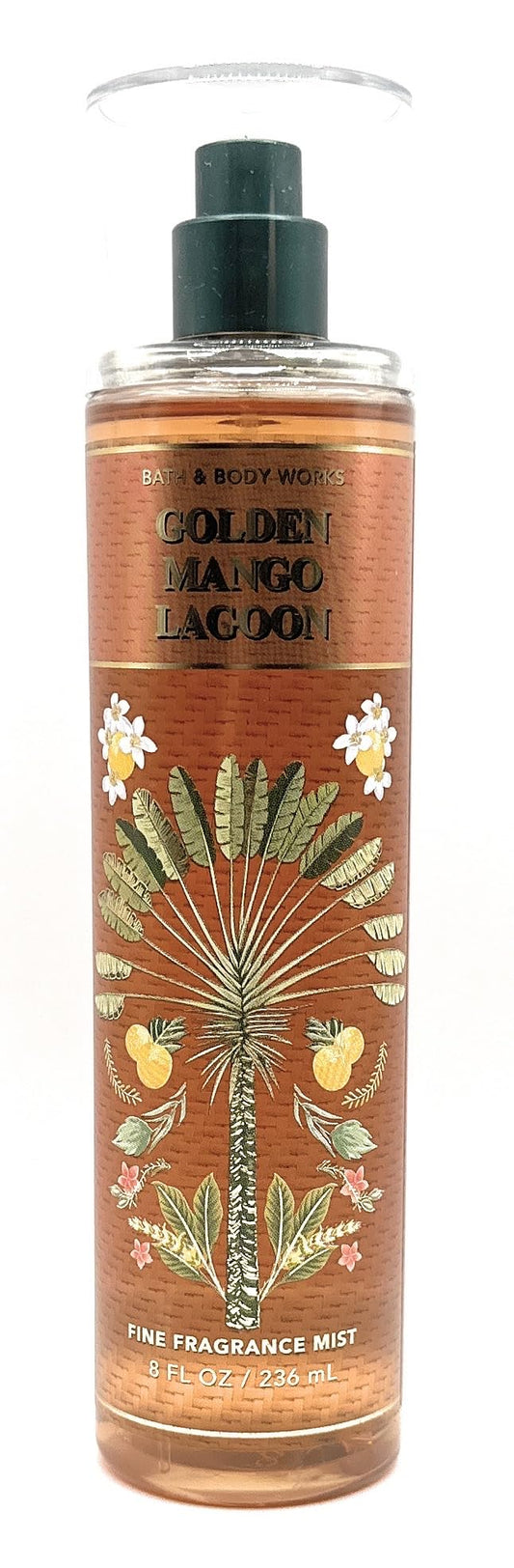 Bath & Body Works Golden Mango Lagoon Fine Fragrance Mist 8 Fluid Ounce Body Spray Beauty & Personal Care Bath & Body Works