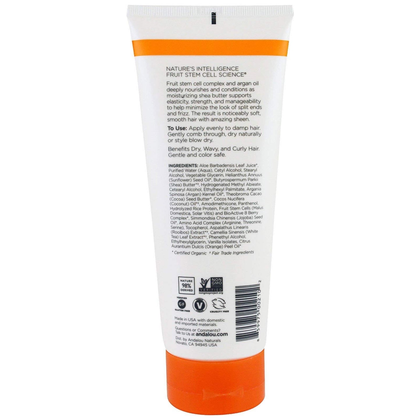 Styling Cream, Argan Oil & Shea, Moisture Rich, 6.8 oz by Andalou Naturals Beauty & Personal Care Andalou Naturals