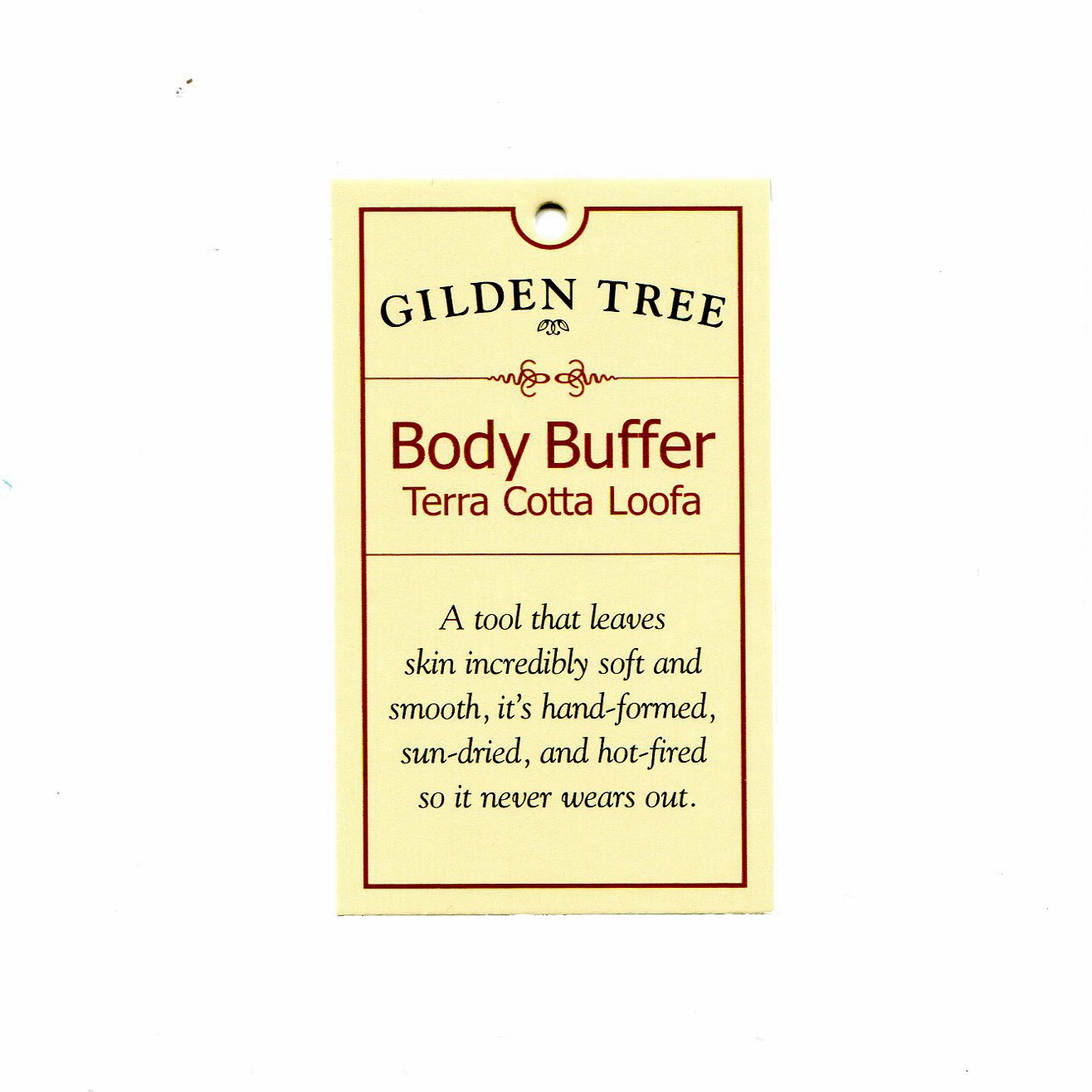Gilden Tree Terra Cotta Body Loofah Beauty & Personal Care GILDEN TREE