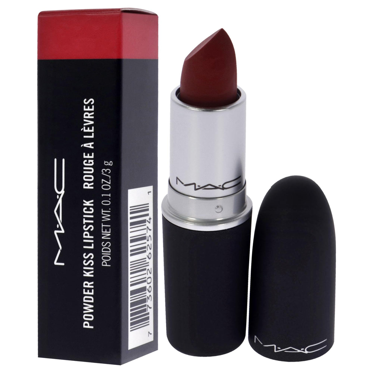 Powder Kiss Lipstick - 935 Ruby New by MAC for Women - 0.1 oz Lipstick Beauty & Personal Care MAC