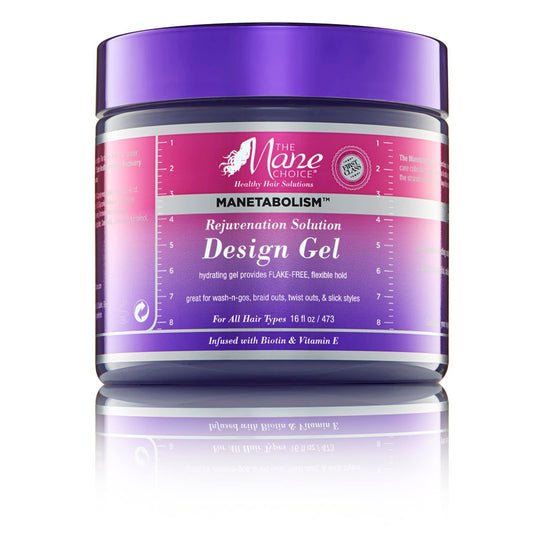 The Mane Choice Manetabolism Rejuvenation Solution Design Hair Gel, Twist & Braid Gel with Lasting Flexible Hold for Hair Shine & Strength, Helps Beauty & Personal Care The Mane Choice