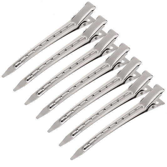 24 Pieces Duck Bill Hair Clips 3.5 Inches Duckbill Hair Clips Metal Alligator Curl Clips for Women Styling Sectioning Long Hair Sectioning Clips Beauty & Personal Care Hicarer