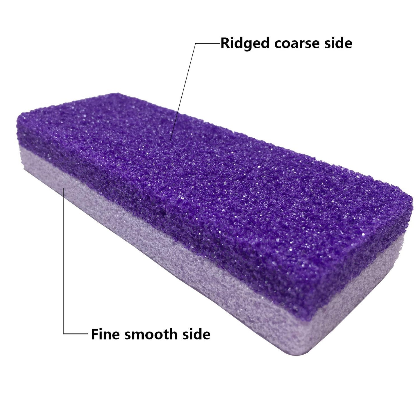 4 Pcs Foot Exfoliator Pedicure Tool Foot Callus Remover Scrubber (Purple) Beauty & Personal Care Kukiwhy