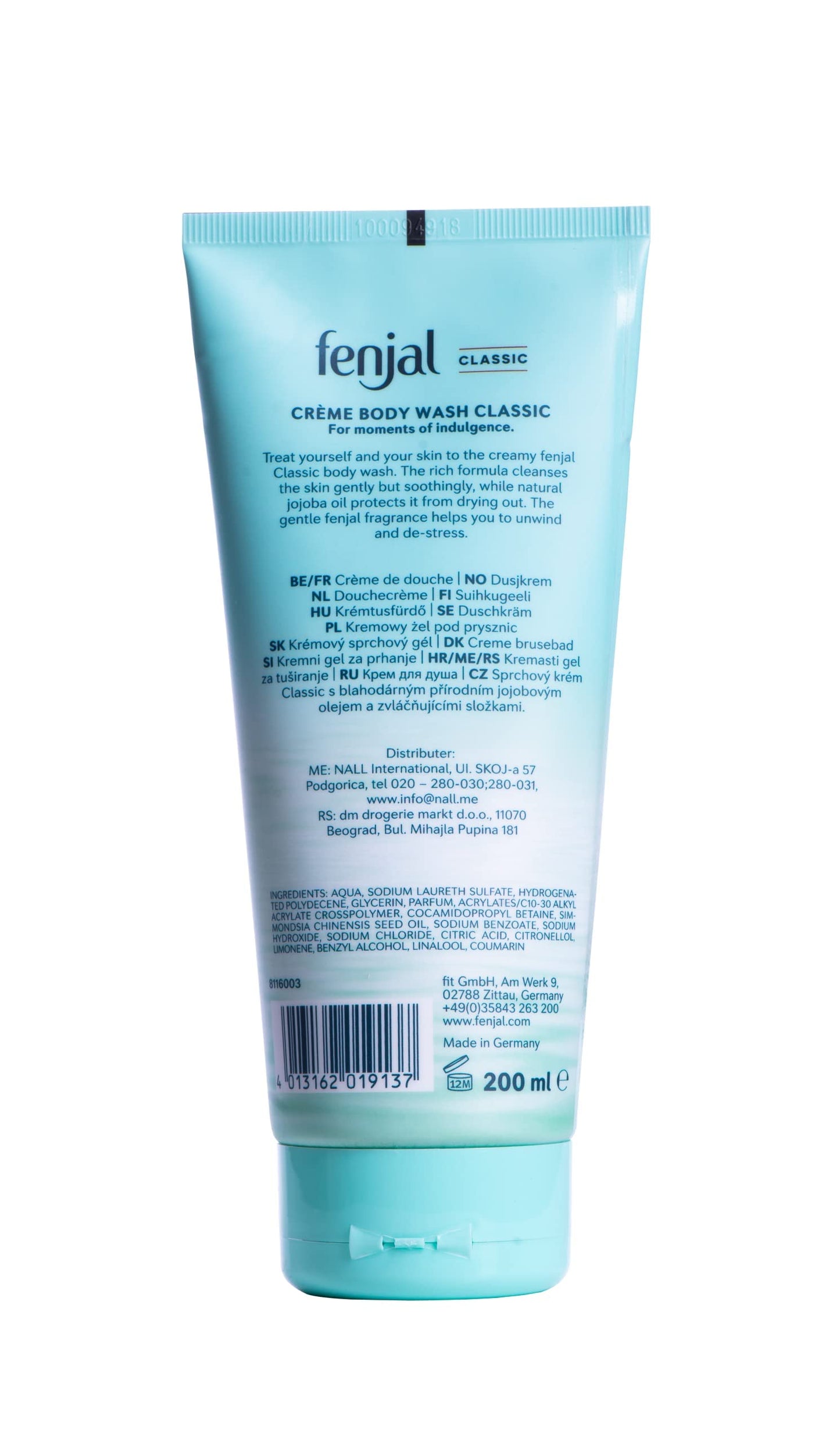 Fenjal Classic Luxury Creme Oil Body Wash Beauty & Personal Care Fenjal