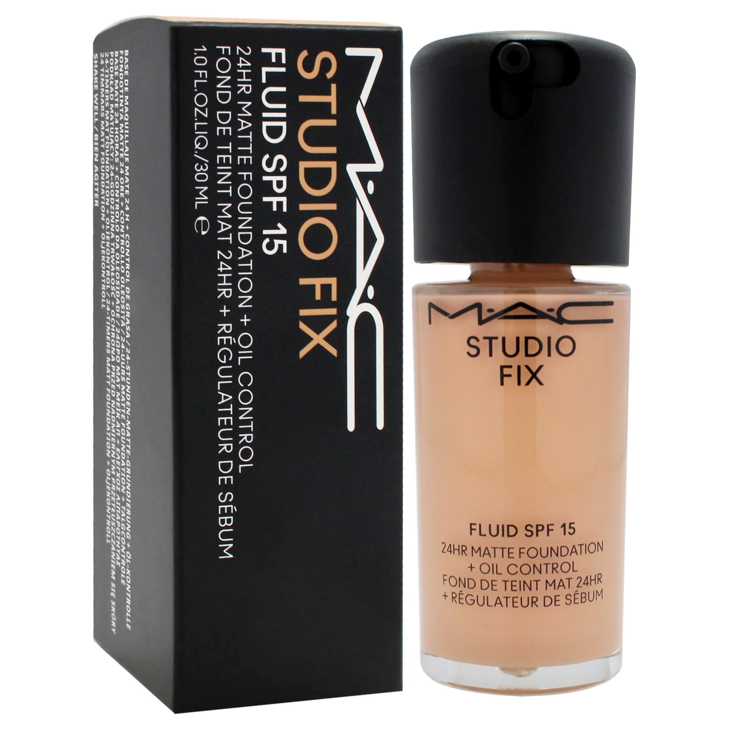 Studio Fix Fluid SPF 15 24Hr Matte Foundation Plus Oil Control - NW22 by MAC for Women - 1 oz Foundation Beauty & Personal Care MAC