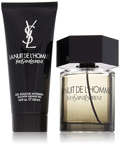 YSL La Nuit L'Homme Set (3.3 Eau de Toilette Spray, 3.3 Shower Gel) Combo Beauty & Personal Care Yves Saint Laurent