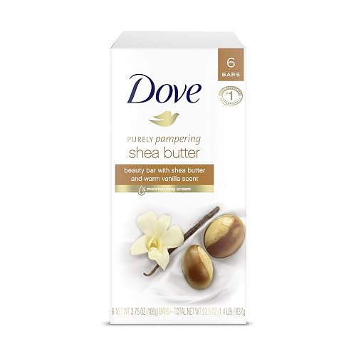 Dove Purely Pampering Beauty Bar Shea Butter 4 oz, 6 Bar Beauty & Personal Care Dove