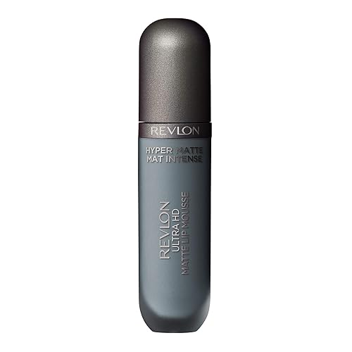 Revlon Ultra HD Lip Mousse Hyper Matte, Longwearing Creamy Liquid Lipstick in Blue, Blue Oasis (835), 0.2 oz Beauty & Personal Care REVLON
