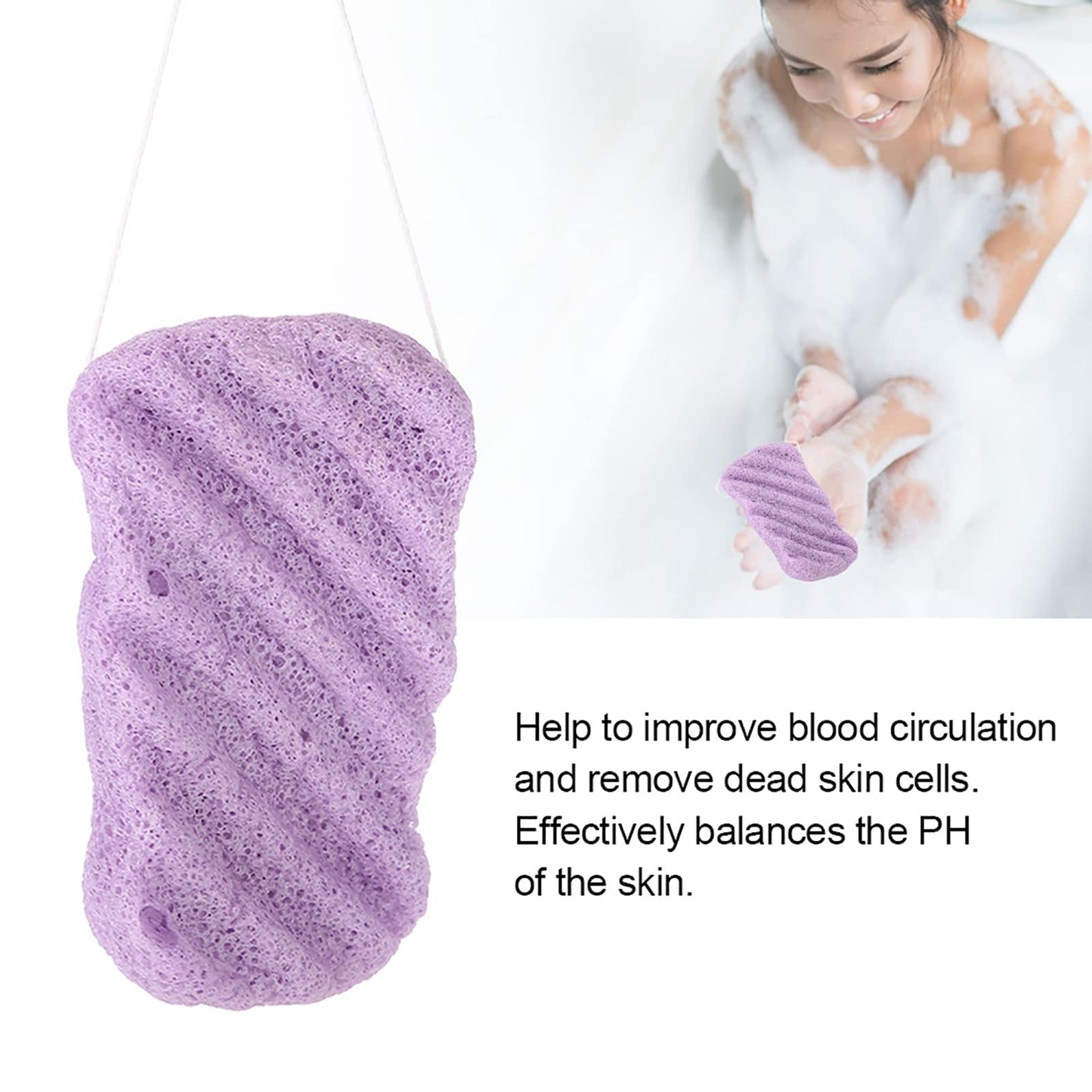 Bath Sponges - Shower Sponge Body Bath Bath Sponges Bath Sponges Cleans for Softer More Sponge for Bath for Bath Sponges Sponges Radiant Skin (03#) Beauty and Personal Care HURRISE